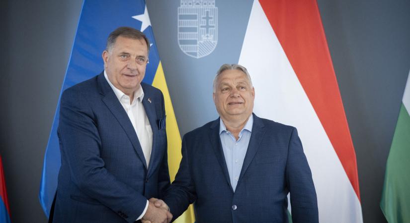 Újra Orbánnál járt Milorad Dodik