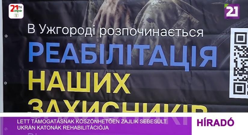 Lett támogatásnak köszönhetően zajlik sebesült ukrán katonák rehabilitációja (videó)
