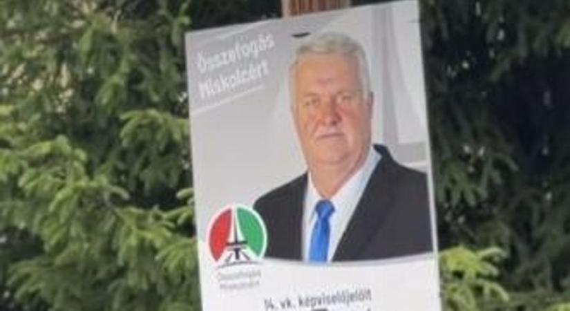 Óvoda területére helyezett kampányplakátot az egyik baloldali jelölt Miskolcon - videóval