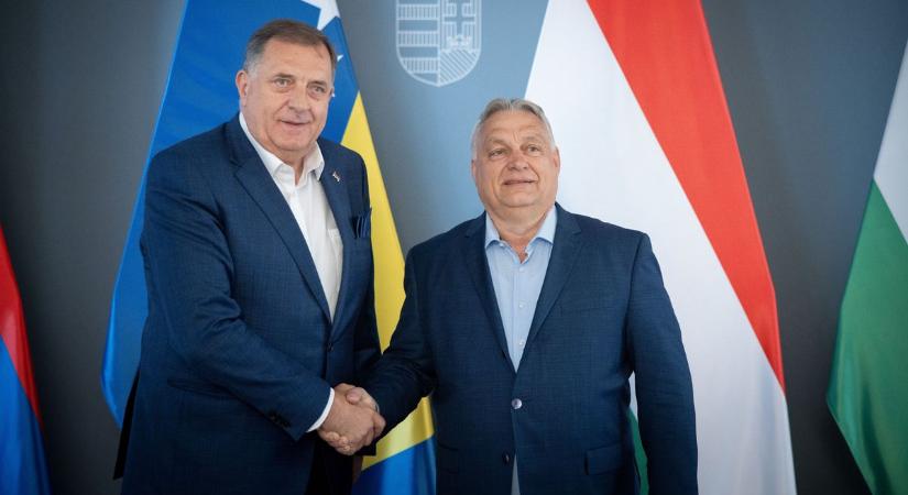 Orbán Viktor a boszniai Szerb Köztársaság elnökét fogadta