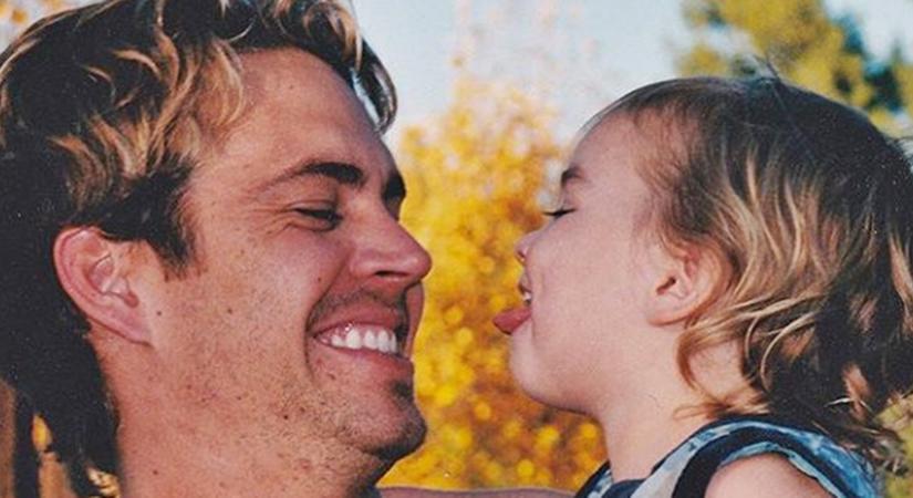 Szívfacsaró! Az elhunyt Paul Walker lánya soha nem látott közös fotókat tett közzé apjáról