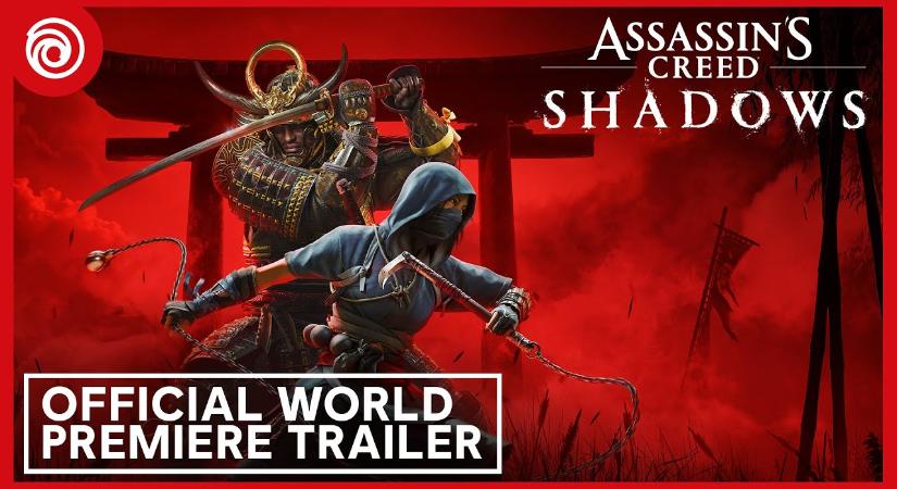 Itt az első Assassin's Creed Shadows trailer és egy novemberi megjelenési dátum
