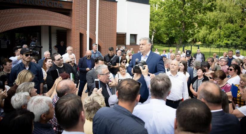 Orbán Viktor újabb magyar városban tűnt fel