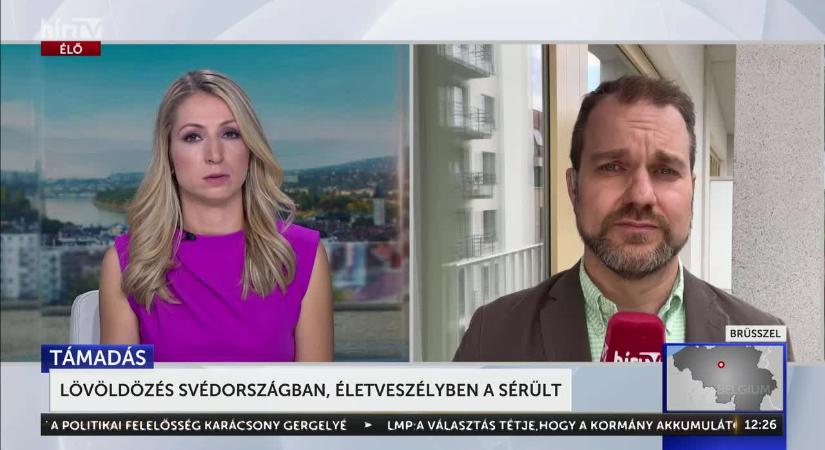 Lövöldözés Svédországban, életveszélyben a sérült  videó