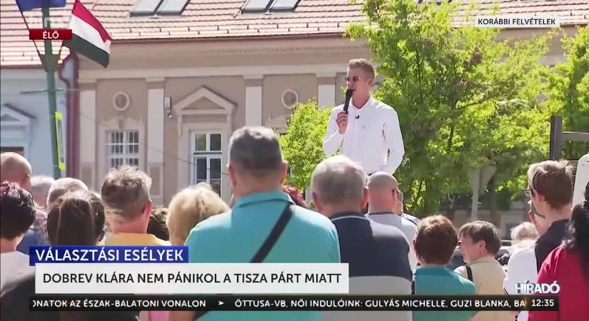 Dobrev Klára nem pánikol a Tisza párt miatt  videó