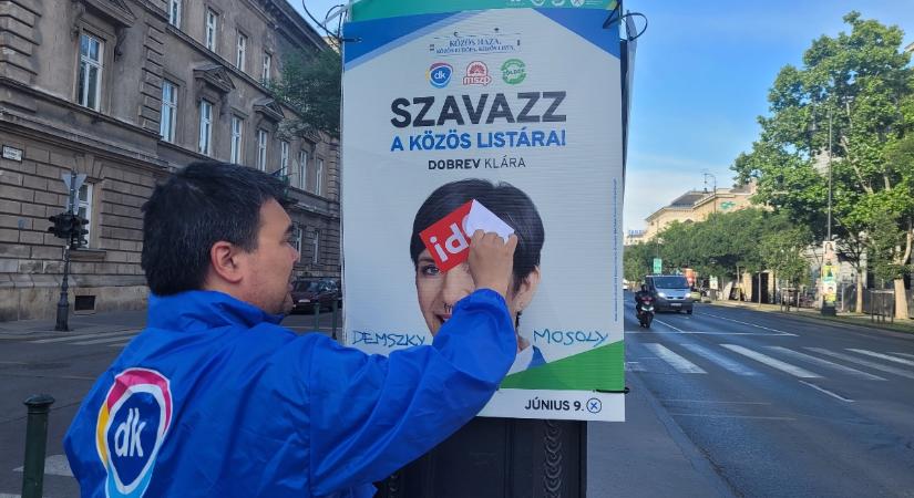 Újabb ellenzéki plakátokat rongáltak meg: a DK feljelentést tesz