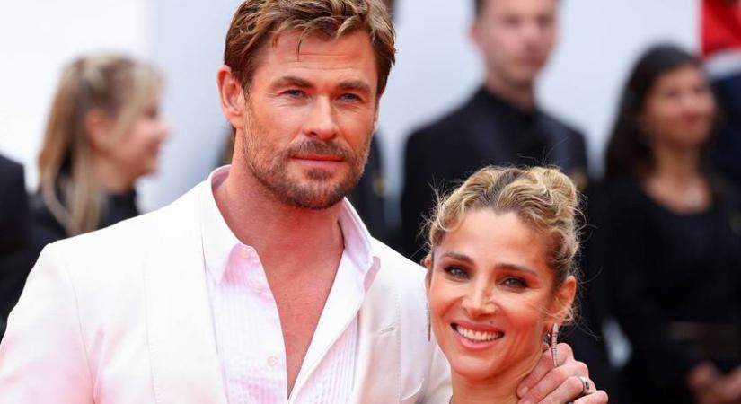 Chris Hemsworth magyar származású felesége dekoltázsával vonta magára a figyelmet a vörös szőnyegen