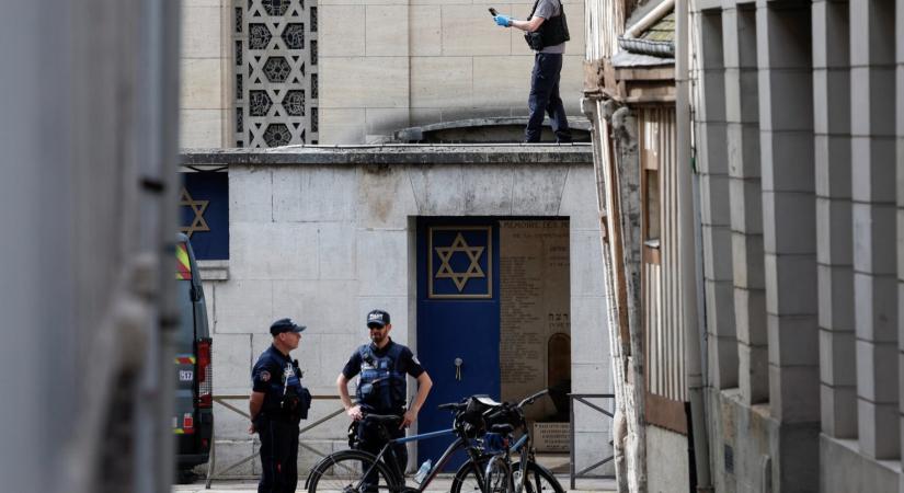 A francia rendőrök lelőttek egy férfit, aki megpróbálta felgyújtani a roueni zsinagógát