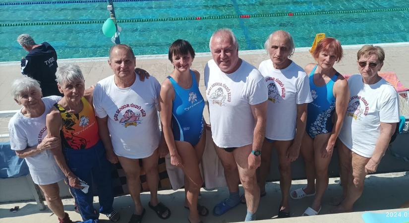 Egri Senior Úszó Klub: Gellér Józsefné 9 arannyal vitte a prímet Szentesen