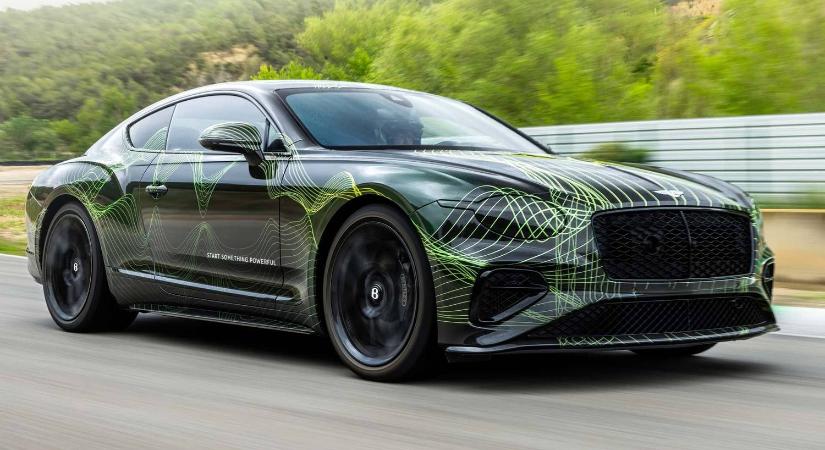 A Bentley eddigi legerősebb tömeggyártott autója lesz az új Continental GT