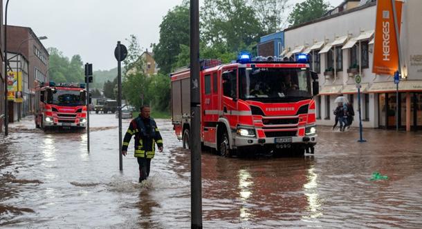 Hatalmas áradás Németországban, 50 év alatt egyszer fordul elő hasonló a térségben