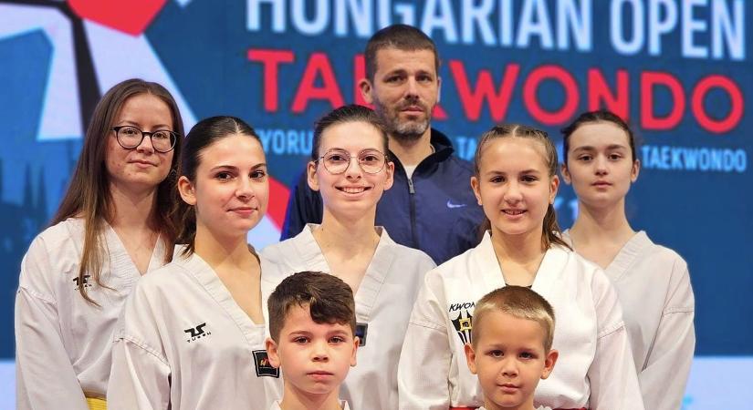 Remekeltek a Máté Takekwondosok a Hungarian Open-en