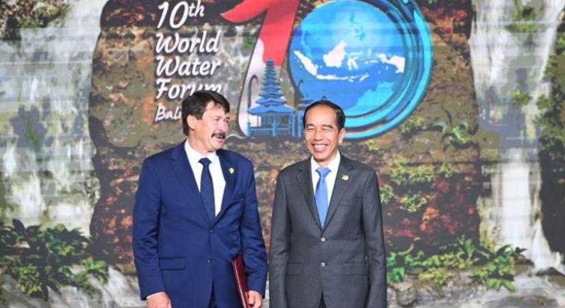Áder János a Víz Világfórumon: Sem a regionális, sem a globális hatalmi vetélkedés nem segíti a vízválság megoldását