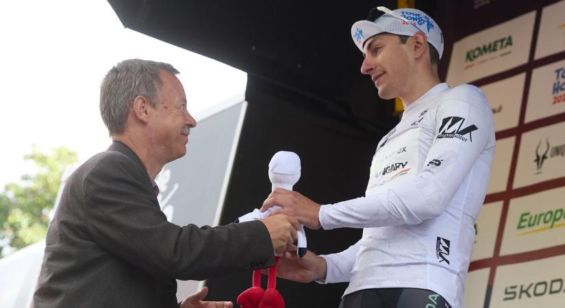 Rózsa Balázs örült a nógrádiak biztatásának a Tour de Hongrie-n