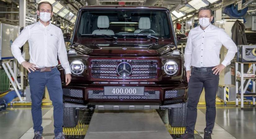 Legördült a gyártósorról a 400 ezredik Mercedes-Benz G-osztály