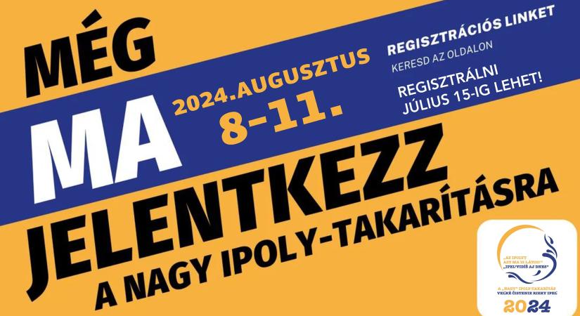 Már lehet jelentkezni a Nagy Ipoly-takarítás 2024 akcióra