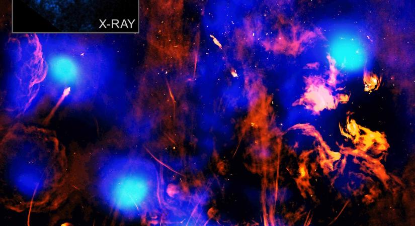 Kéményszerű nyílást szúrt ki a Chandra a Tejútrendszer központjában