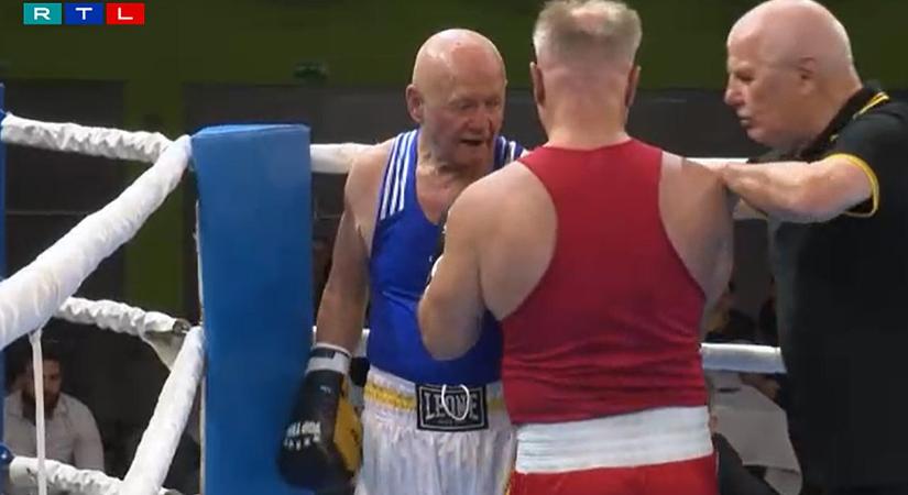 Szenzáció: 78 évesen lépett ringbe a magyar bokszoló