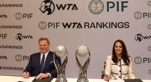 A WTA megosztó, de történelmi megállapodást kötött a szaúd-arábiai PIF-fel