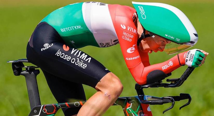 Filippo Ganna nyerte a Giro d’Italia egyéni időfutamát, Valter 55. lett