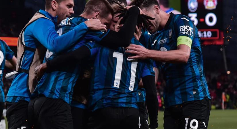 „Tényleg megcsinálták” – az Atalanta sporttörténi Európa Liga-győzelmet ünnepel