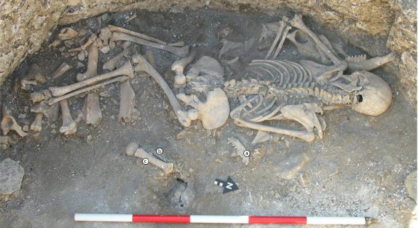 Ősi emberáldozat csontjaira bukkantak