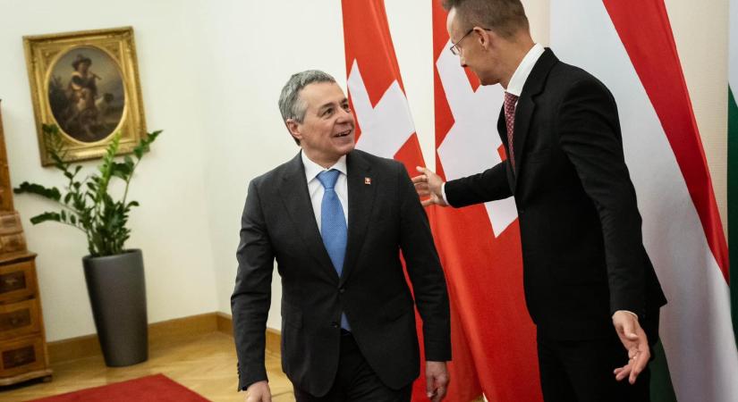 Szijjártó Péter: Magyarország és Svájc is kiáll a szuverenitás és a béke mellett  videó