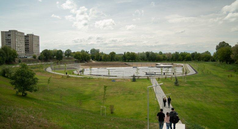 Formát kezd ölteni a sepsiszentgyörgyi állomási tó