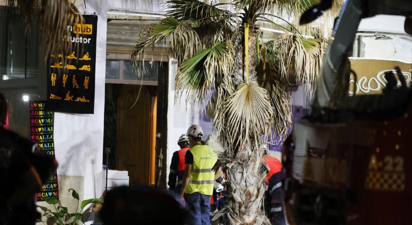 Összeomlott egy épület Mallorcán, négy ember meghalt – fotók