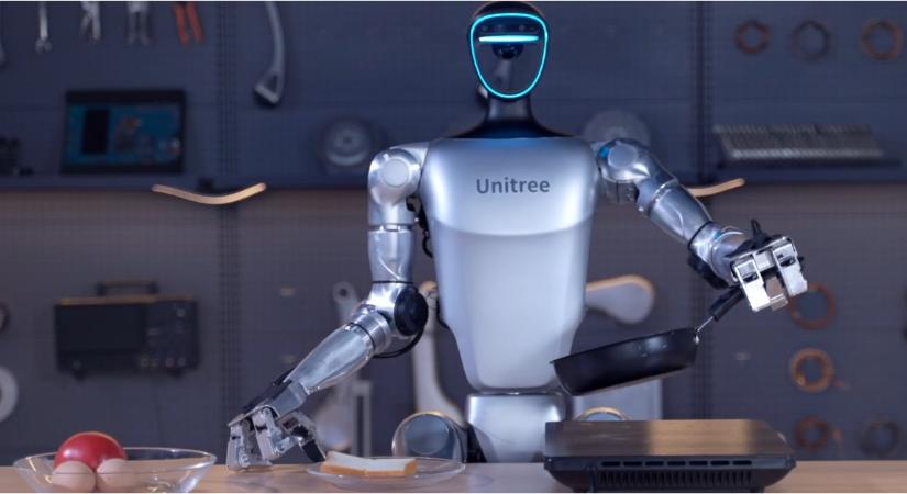 Beszélni még nem, de palacsintát már tud sütni az első humanoid robot