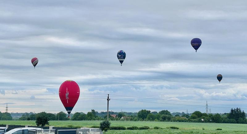 Hőlégballonok lepték el Kaposvár egét