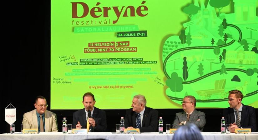 Több mint hetven program várja az érdeklődőket a Déryné Fesztiválon