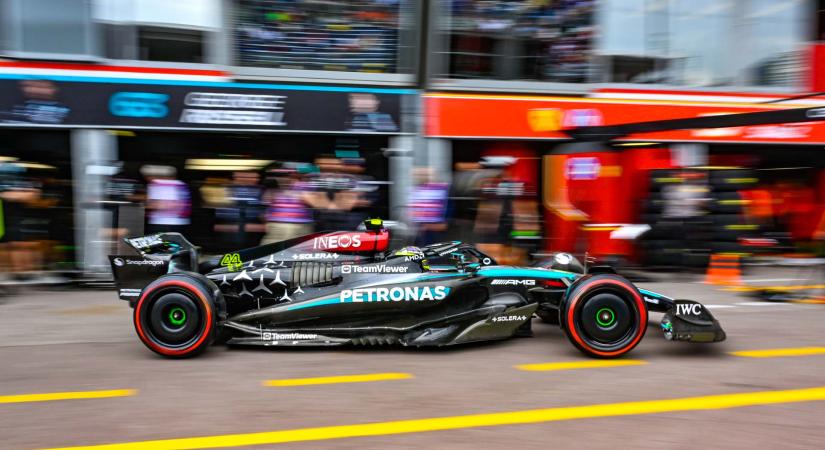 Hamilton nagyon örül a Mercedes monacói formája miatt