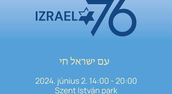 Izrael 76 – Jom Hacmaut a Szent István parkban