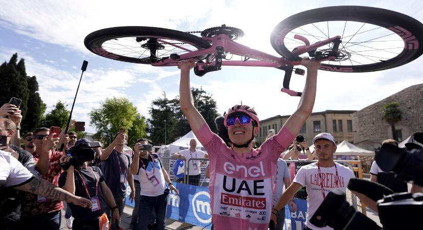 Giro d'Italia – Pogacar hatodik szakaszgyőzelmével egy lépésre a végső sikertől, Valter a 18. szombaton