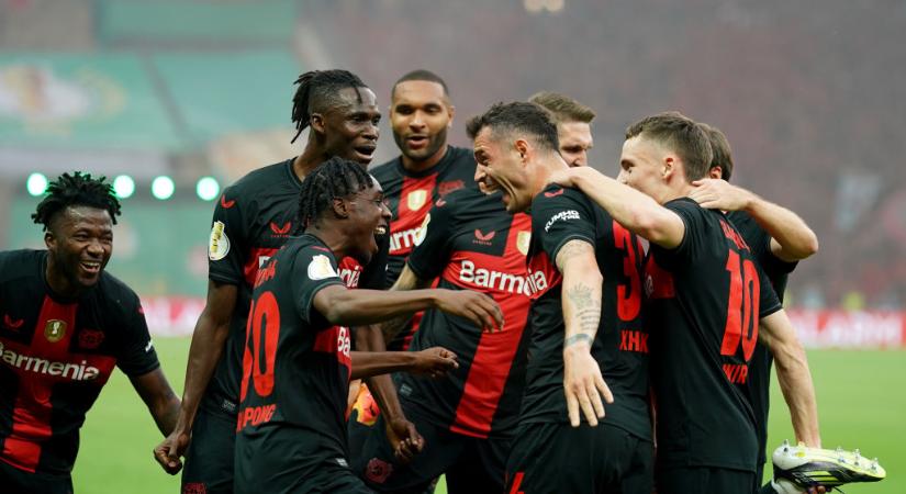 Német Kupa: egy félidőnyi emberhátrány ellenére megnyerte a finálét a Bayer Leverkusen! – videóval