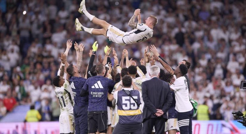 Zokogó család, tomboló Madrid – így búcsúzott el Toni Kroos a Bernabéutól