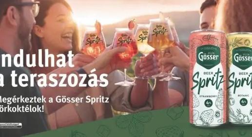 Megérkeztek a Gösser Spritz sörkoktélok!