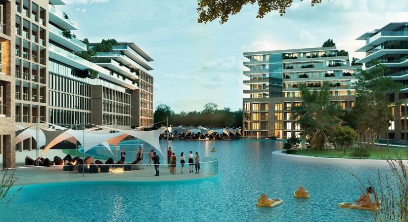 Mesterséges lagúnát alakít ki a Duna-parton legújabb szállodájához egy svájci ingatlanfejlesztő