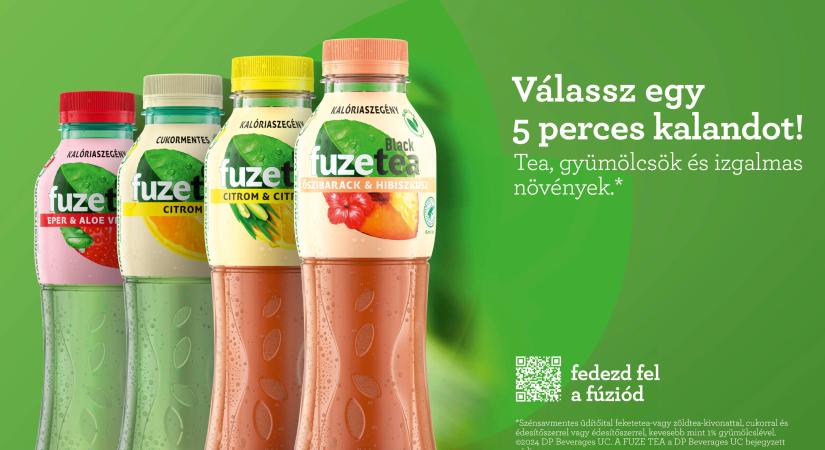 A Fuze Tea és a Tripadvisor új kampánya a napközben beiktatott rövid pihenőkre, 5 perces kalandokra ösztönöz