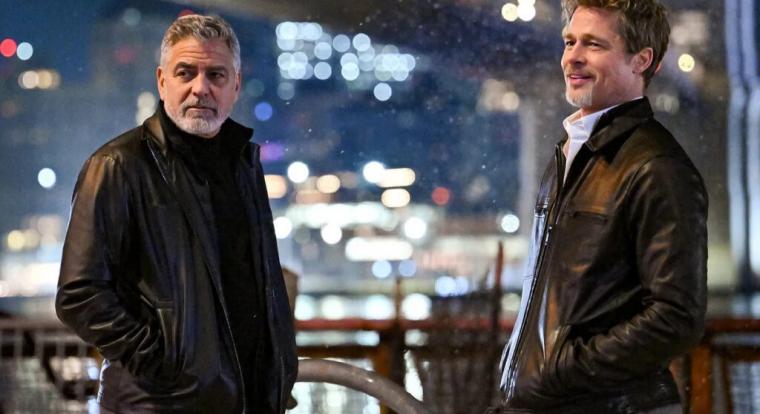 Brad Pitt és George Clooney stílusosan akcióznak együtt, íme a Wolfs trailere