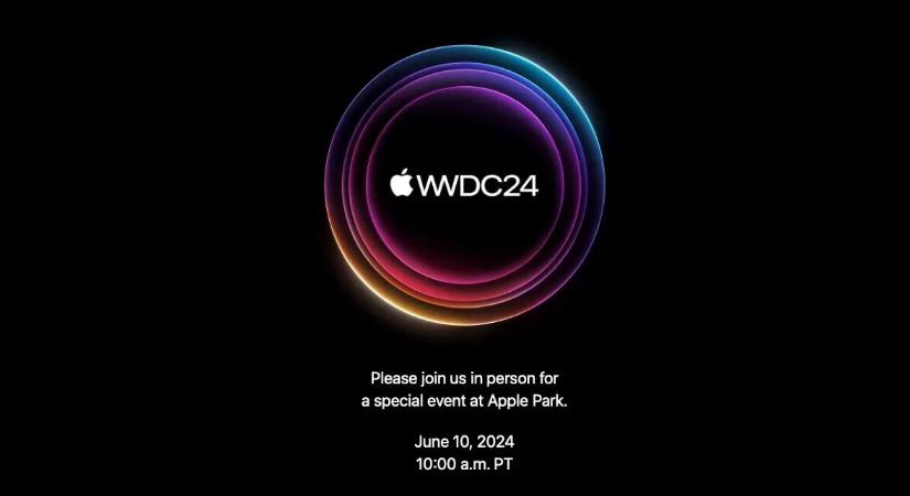 Hivatalos: június 10-én lesz a WWDC 2024