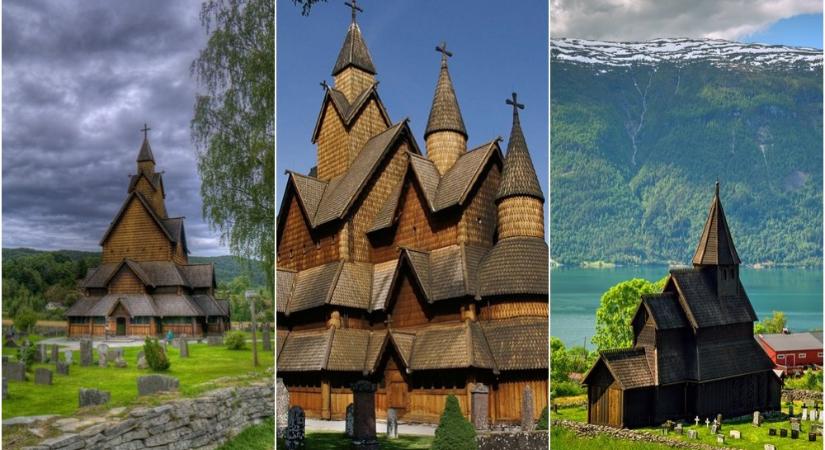 Még ma is jó néhány megcsodálható Norvégia varázslatos dongatemplomai közül