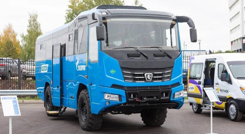 Megkezdte a Gazprom busz sorozatgyártását a Kamaz