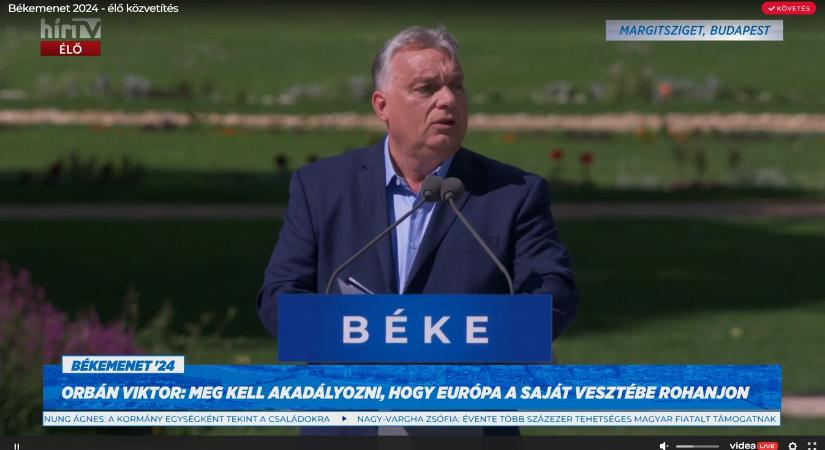 Orbán Viktor: mi vagyunk Európa legnagyobb békehadteste (videó)