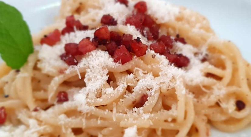 Tradicionális olasz recept: spaghetti alla carbonara tejszín nélkül