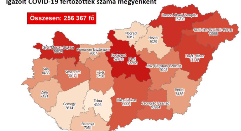 Nincs drasztikus emelkedés: 131 új fertőzöttet találtak Komárom-Esztergomban