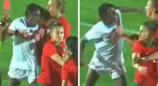 Barátságos mérkőzésen osztott ki brutális bal horgot a női futballista