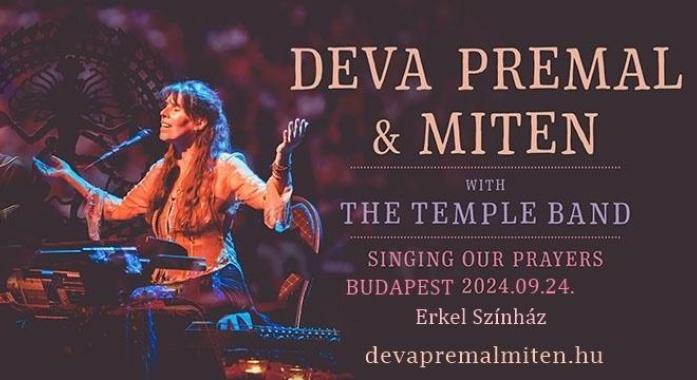 Deva Premal és Miten őszi koncertturnéjának egyik állomása 5 év kihagyás után ismét Budapesten lesz