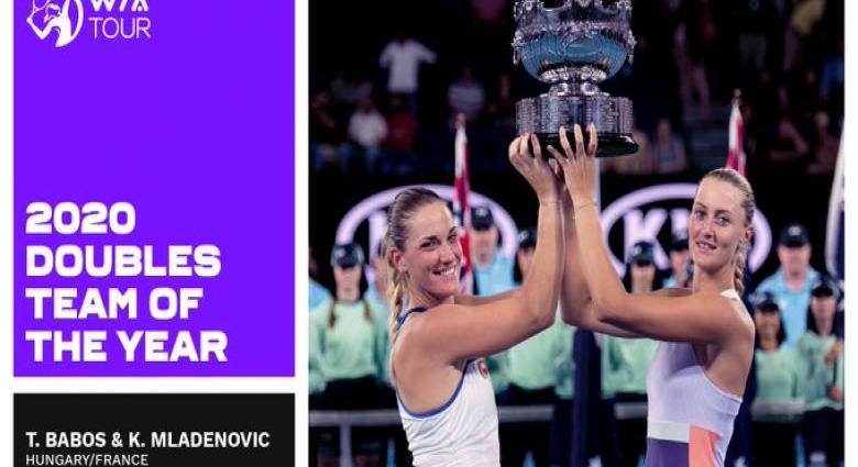 Női tenisz: a Babos-Mladenovic duó nyerte el az Év párosa-díjat